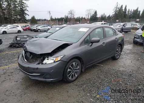 2014 Honda Civic Ex from USA, damaged, VIN 19XFB2F84EE262180